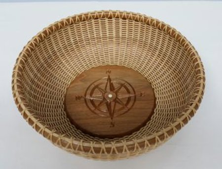 Compass Rose Roll Basket